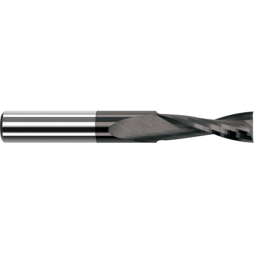‎End Mills for Plastics - 2 Flute - 0.0469″ (3/64″) Cutter Diameter × 0.1400″ (9/64″) Length of Cut Carbide Square Upcut End Mill for Plastic, 2 Flutes, Amorphous Diamond Coated