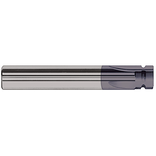 Concave Radius End Mills - 0.0312″ (1/32″)Radius × 0.2500″ (1/4″) Cutter Diameter Carbide Concave Radius End Mill, 4 Flutes, AlTiN Coated