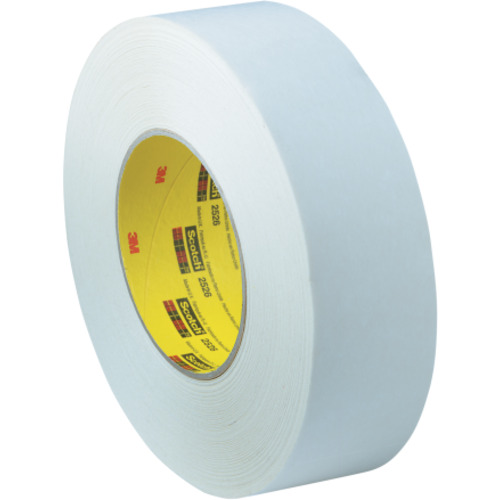 3M Textile Flatback Tape 2526 White 96 mm × 55 m 9.8 mil